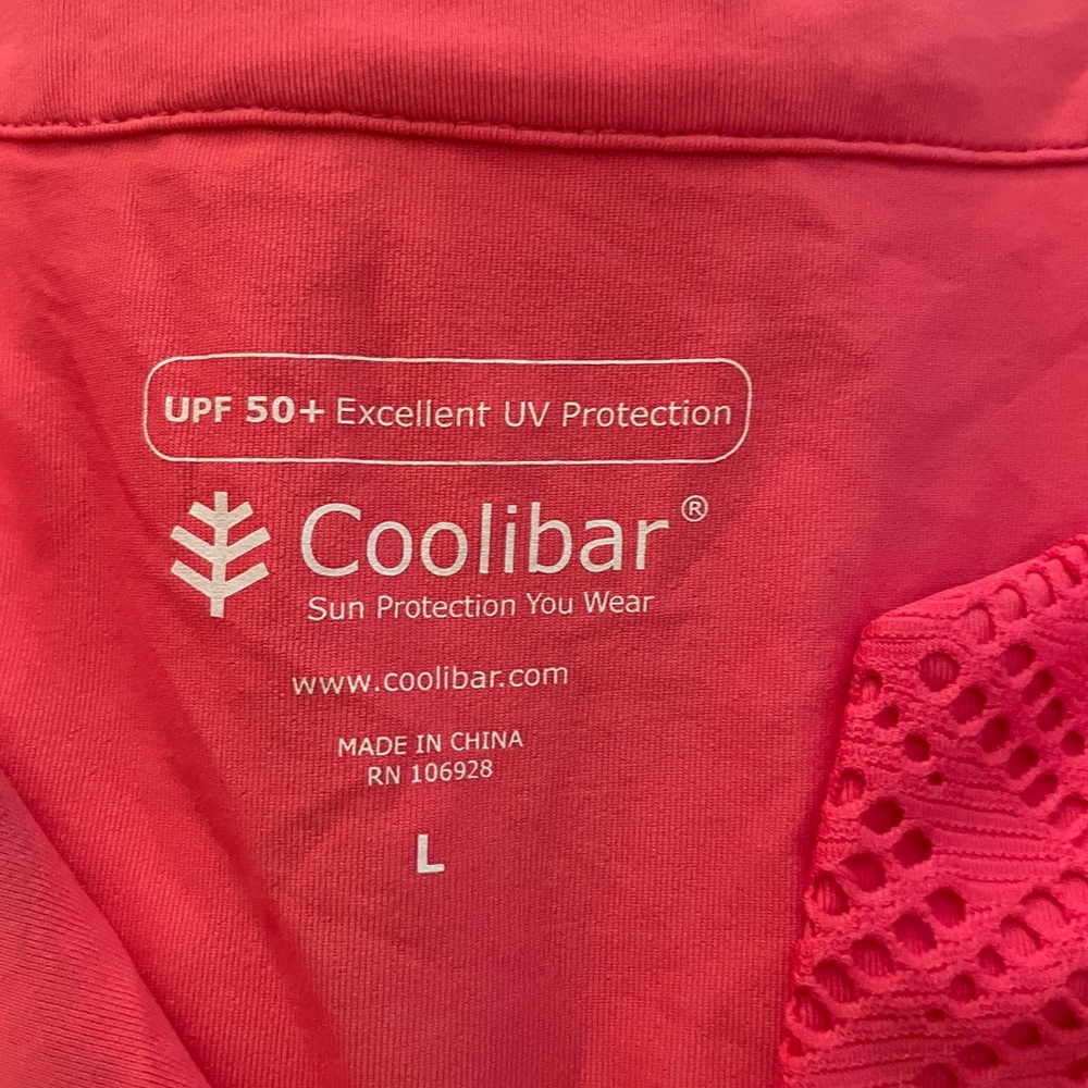 Women's Coolibar Swim Cover-Up - Pink - Size L - Picture 4 of 9